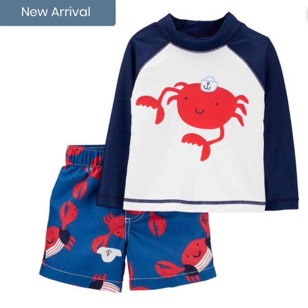 NEW! Carter’s baby boy swim set